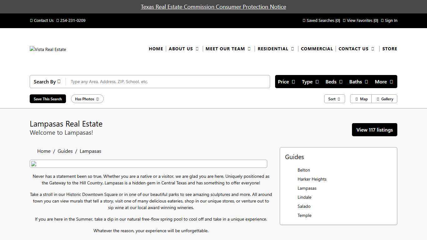 Lampasas | Vista Real Estate