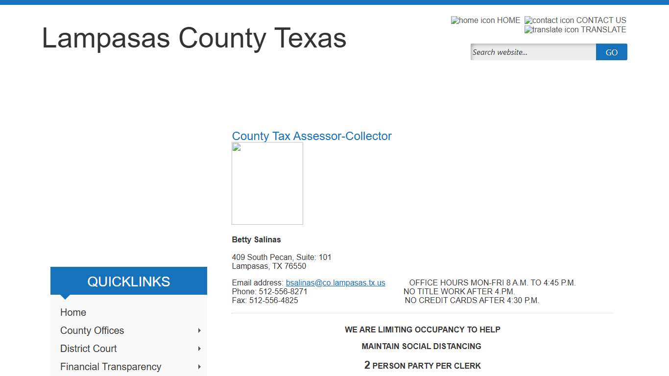 Lampasas County, Texas